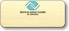 (image for) Boys & Girls Club of America Gold Logo Only Badge