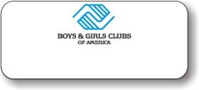 (image for) Boys & Girls Club of America White Logo Only Badge