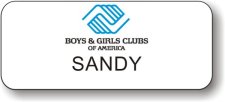 (image for) Boys & Girls of America Club White Badge