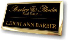 (image for) Barber and Rhodes Black/Gold Executive Badge