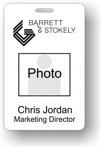 (image for) Barrett & Stokely Photo ID Badge