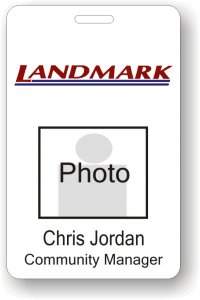 (image for) Barrett & Stokely Landmark Photo ID Badge