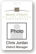 (image for) Barrett & Stokely Main Street on The Monon Photo ID Badge