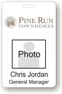 (image for) Barrett & Stokely Pine Run Townhomes Photo ID Badge