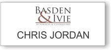(image for) Basden and Ivie White Badge