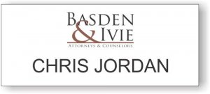 (image for) Basden and Ivie White Badge