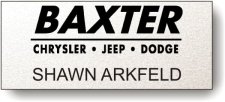 (image for) Baxter Chrysler Jeep Dodge Silver Badge