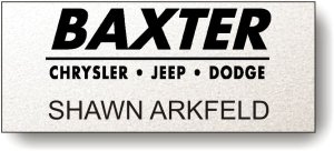 (image for) Baxter Chrysler Jeep Dodge Silver Badge