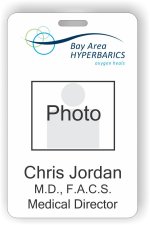(image for) Bay Area Hyperbarics Photo ID Badge