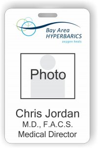 (image for) Bay Area Hyperbarics Photo ID Badge