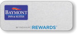 (image for) Baymont Inn & Suites Blue Logo - Silver Logo Only Badge Wyndham