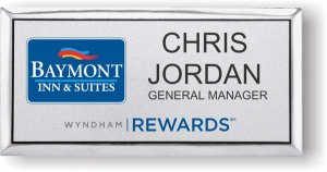 (image for) Baymont Inn & Suites Blue Logo - Executive Silver Badge Wyndham