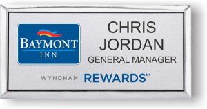 (image for) Baymont Inn Blue Logo - Executive Silver Badge Wyndham