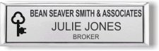 (image for) Bean Seaver Smith & Associates Small Silver Executive Badge