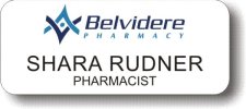 (image for) Belvidere Pharmacy White Badge