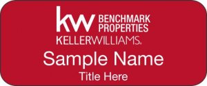 (image for) Keller Williams Benchmark Properties Standard Red Badge