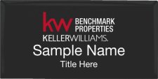 (image for) Keller Williams Benchmark Properties Black Executive Badge