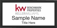 (image for) Keller Williams Benchmark Properties Black Executive White Badge