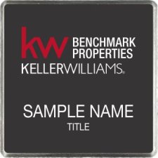 (image for) Keller Williams Benchmark Properties Black Square Executive Badge