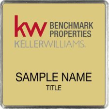 (image for) Keller Williams Benchmark Properties Gold Square Executive Badge