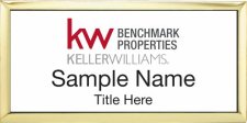 (image for) Keller Williams Benchmark Properties Gold Executive White Badge