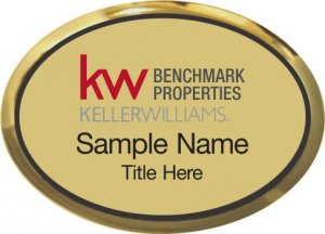 (image for) Keller Williams Benchmark Properties Gold Oval Executive Badge