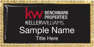 (image for) Keller Williams Benchmark Properties Gold Bling Black Badge