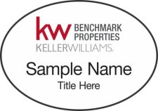 (image for) Keller Williams Benchmark Properties White Oval Badge