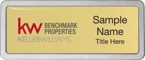 (image for) Keller Williams Benchmark Properties Pebbled Prestige Gold Badge