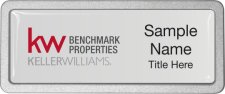 (image for) Keller Williams Benchmark Properties Pebbled Prestige Silver Badge