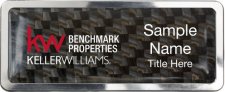 (image for) Keller Williams Benchmark Properties Polished Prestige Carbon Insert Badge