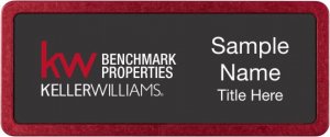 (image for) Keller Williams Benchmark Properties Prestige Red Anodized Black Badge