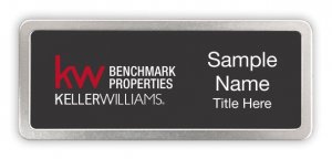 (image for) Keller Williams Benchmark Properties Prestige Satin Anodized Black Badge