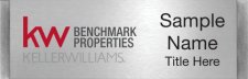 (image for) Keller Williams Benchmark Properties Small Meridian Silver Badge