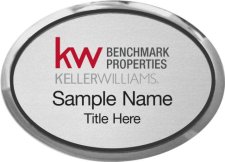 (image for) Keller Williams Benchmark Properties Silver Oval Executive Badge