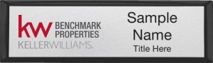 (image for) Keller Williams Benchmark Properties Small Black Executive Silver Badge