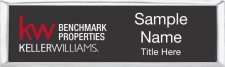 (image for) Keller Williams Benchmark Properties Small Silver Executive Black Badge