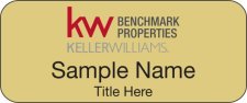 (image for) Keller Williams Benchmark Properties Standard Gold Badge