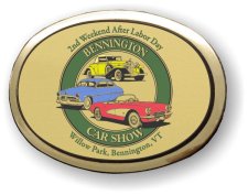 (image for) Bennington Car Show Gold Oval Executive Badge