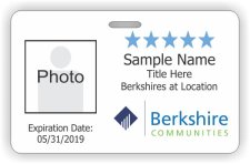 (image for) Berkshire Communities 5 Star Photo ID Badge