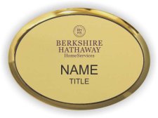 (image for) Berkshire Hathaway Oval Executive Gold Badge