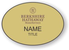 (image for) Berkshire Hathaway Oval Gold Badge