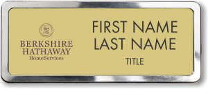 (image for) Berkshire Hathaway Gold Polished Frame Prestige Badge