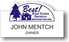 (image for) Best Real Estate Services Shaped Badge