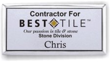 (image for) Best Tile Contractor Logo Executive Silver Badge
