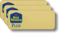 (image for) Best Western Plus Logo Gold Badge Pack of 25