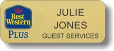 (image for) Best Western Plus Gold Namebadge