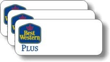 (image for) Best Western Plus Logo White Badge Pack of 25