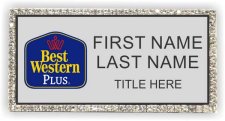 (image for) Best Western Plus Silver Bling Badge (Logo B)