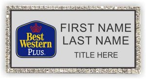 (image for) Best Western Plus Silver Bling Badge (Logo B)